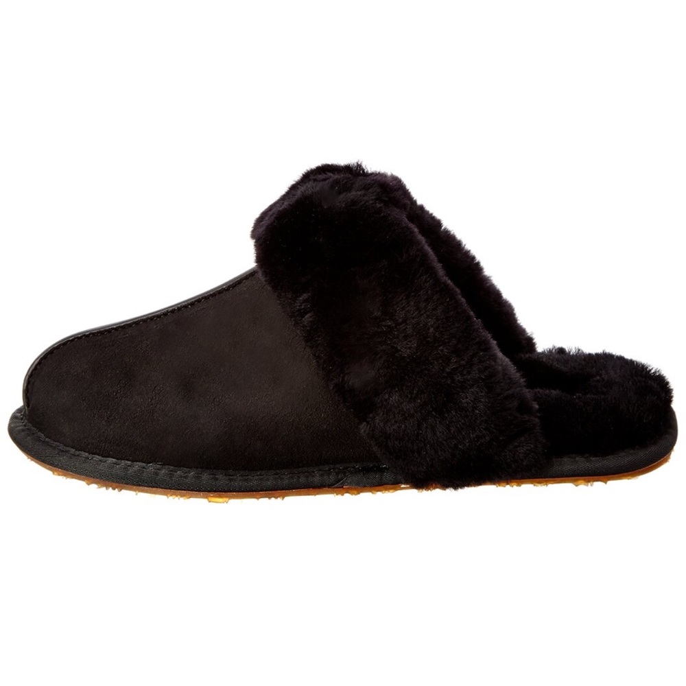 Australia Luxe Collective Dark Shearling Slippers - Picture 2 of 5